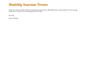 disabilityinsuranceforums.com