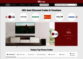 Discountcode.mirror.co.uk