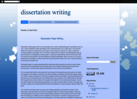 Dissertationpaperwriting.blogspot.com
