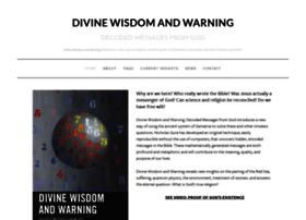 Divinewisdomandwarning.com