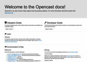 Docs.opencast.org