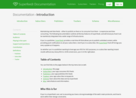 Documentation.superfeedr.com