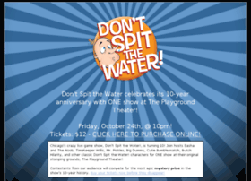 Dontspitthewater.com