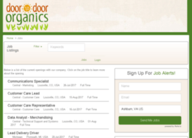 Doortodoororganics.applicantpro.com