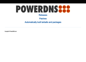 Downloads.powerdns.com