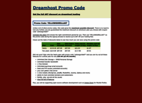 Dreamhost-promo-code.yellowgorilla.net