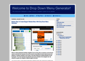 Dropdownmenugenerator.blogspot.com