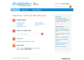 drugstore.custhelp.com