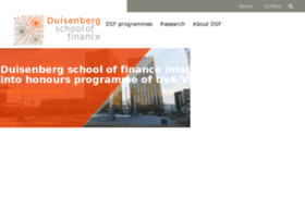 Duisenbergschooloffinance.com