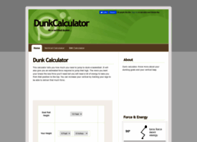 Dunkcalculator.com