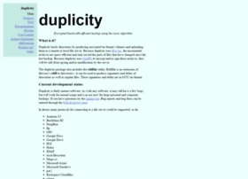 Duplicity.nongnu.org