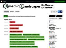 Dynamiclandscapes2015.sched.org