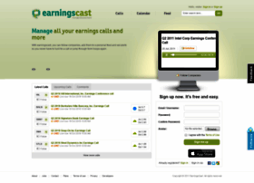 Earningscast.com