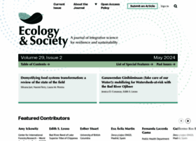 ecologyandsociety.org