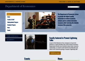 Economics.nd.edu