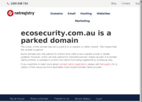 ecosecurity.com.au