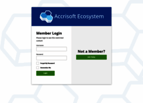 Ecosystem.accrisoft.com