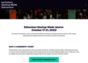 Edmontonstartupweek.com