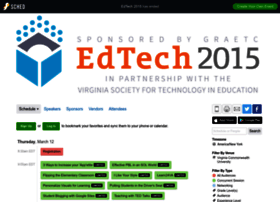 Edtech2015.sched.org