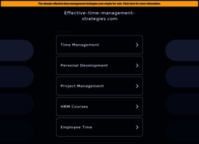 effective-time-management-strategies.com