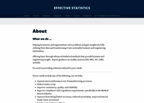 Effectivestatistics.com