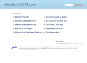 electriccar2013.com