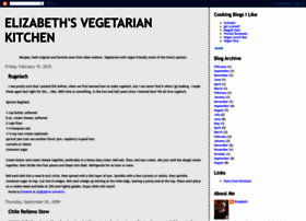 Elizabethsvegetariankitchen.blogspot.com