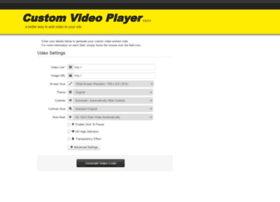 Embed.customvideoplayer.net