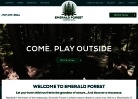 Emeraldforestcabins.com