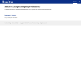 Emergency.hamilton.edu