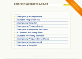 Emergencyresponse.co.nz