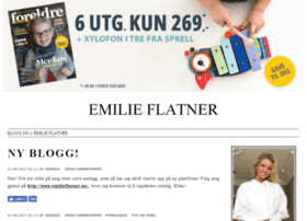 emilieflatner.blogg.no