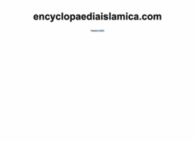 encyclopaediaislamica.com