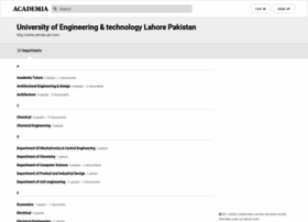 Engineeringlahorepakistan.academia.edu