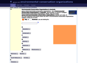 Environmental-conservation-organizations.goaus.net