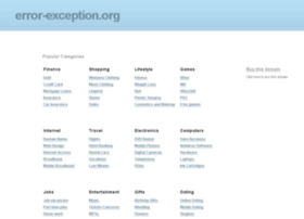 error-exception.org