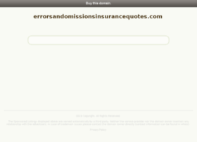 errorsandomissionsinsurancequotes.com