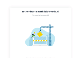 Escherdroste.math.leidenuniv.nl