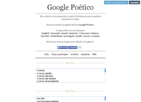 espanol.googlepoetics.com