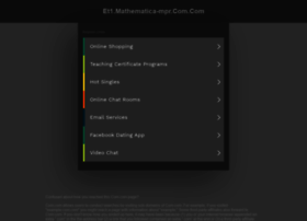 Et1.mathematica-mpr.com.com