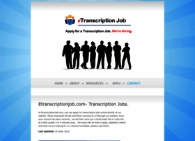 Etranscriptionjob.com