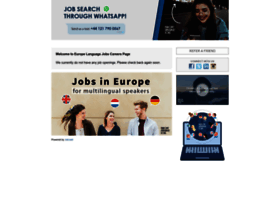 Europelanguagejobs.applyto.co