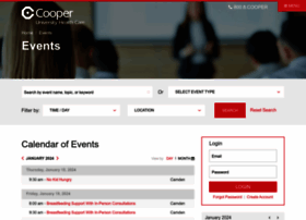 Events.cooperhealth.org