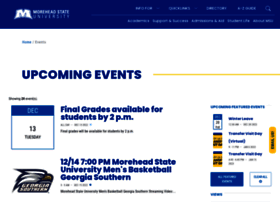 Events.moreheadstate.edu
