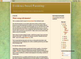 Evidence-based-parenting.blogspot.com
