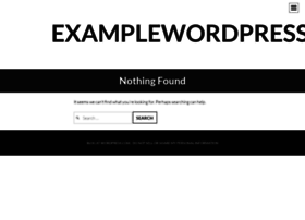 Examplewordpresscom2088.wordpress.com