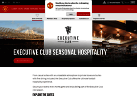 Executiveclub.manutd.com