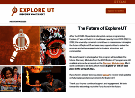 Exploreut.utexas.edu