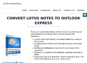 Export.lotusnotestooutlookexpress.com