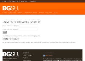 Ezproxy.bgsu.edu